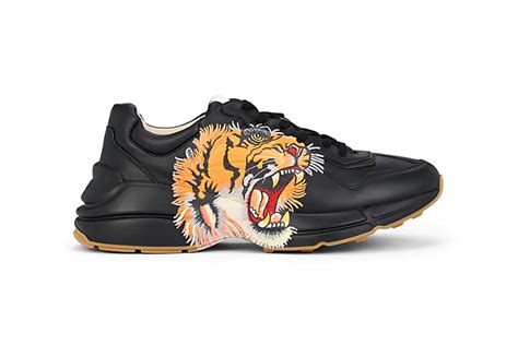 gucci rhyton shoes|Gucci rhyton tiger print.